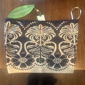 FARM Rio Black and Cream Crop Top